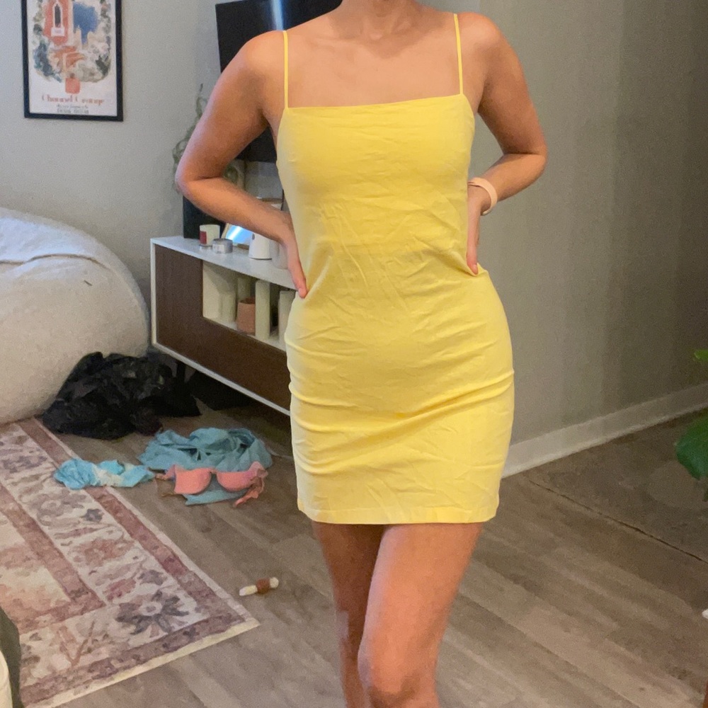 Yellow Mini Sundress